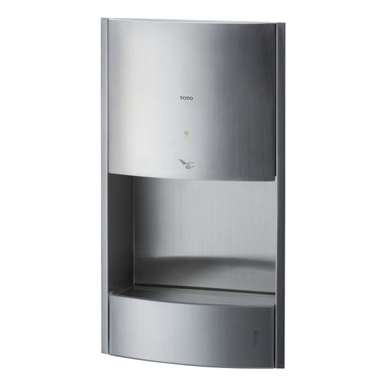 TOTO Public Elektronoischer Händetrockner sensorgesteuert, Breite 300mm, Wandmontage Unterputz, 230V, Edelstahl, Silber