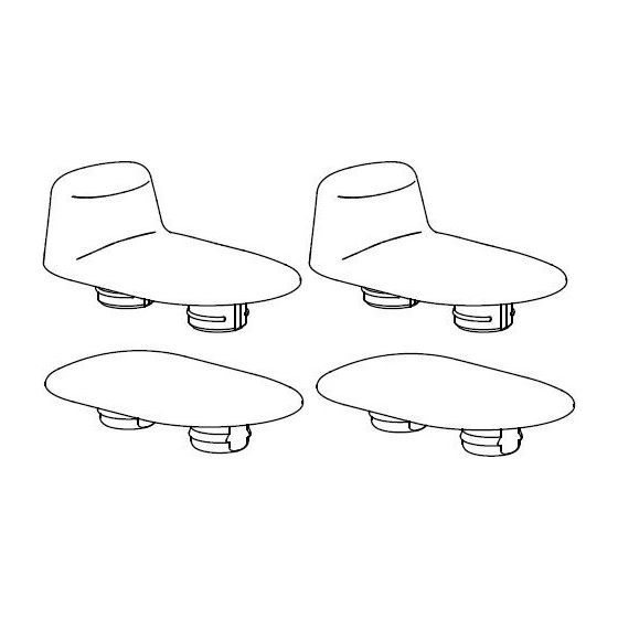 TOTO Puffer-Set CF barrierefrei für WC-Sitz, 799990900