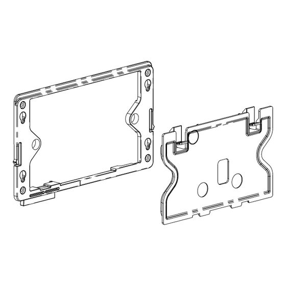 TOTO Schutzplatte für Washlet Vorwandelement, WHP177-W