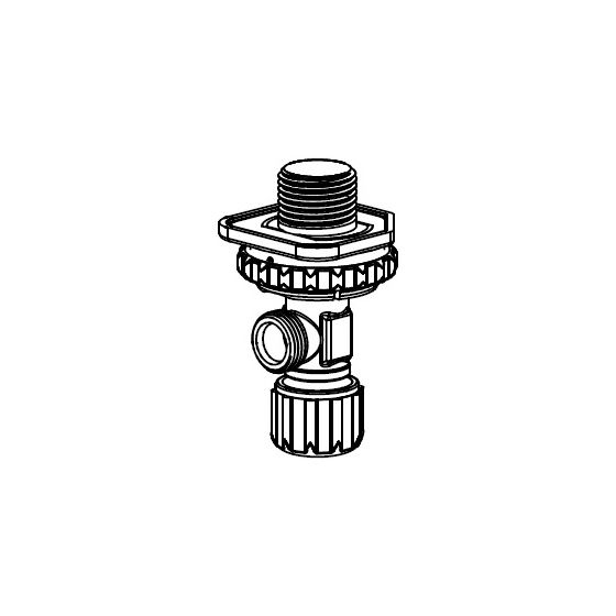 TOTO Eckventil für Washlet Vorwandelement, WHP193-W