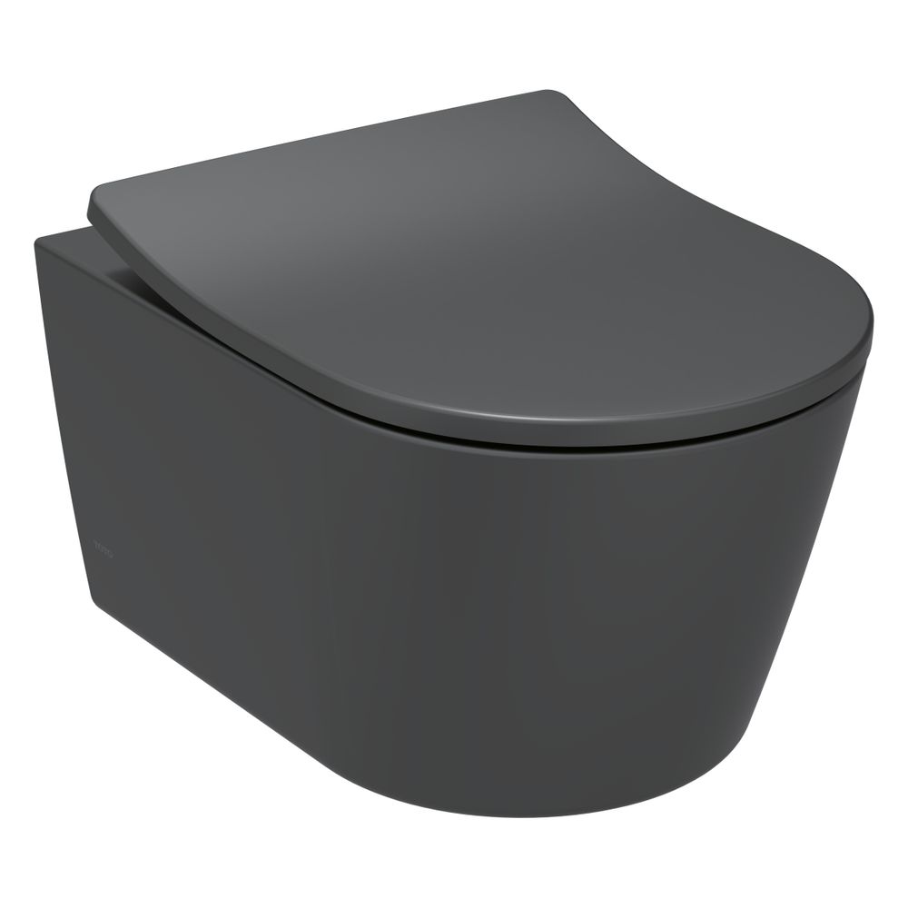 TOTO Wand-WC RP randlos, Tiefspüler, verdeckte Befestigung, Tornado Flush, Mattschwar... TOTO-CW552RY#MBL 4050663097332 (Abb. 6)