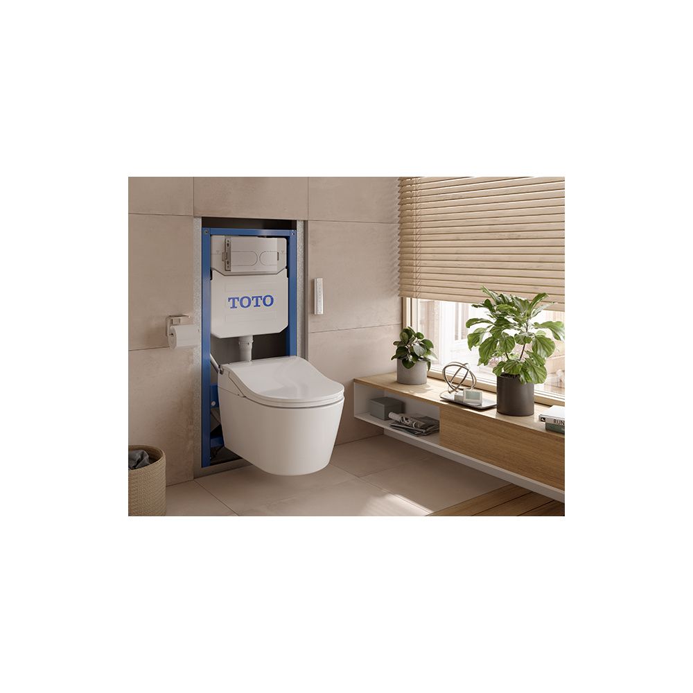 TOTO Tiefspül-Wand-WC RP, randlos, revidierte Befestigung, für RX und RW Washlet, Keram... TOTO-CW542ERY 4050663095994 (Abb. 21)