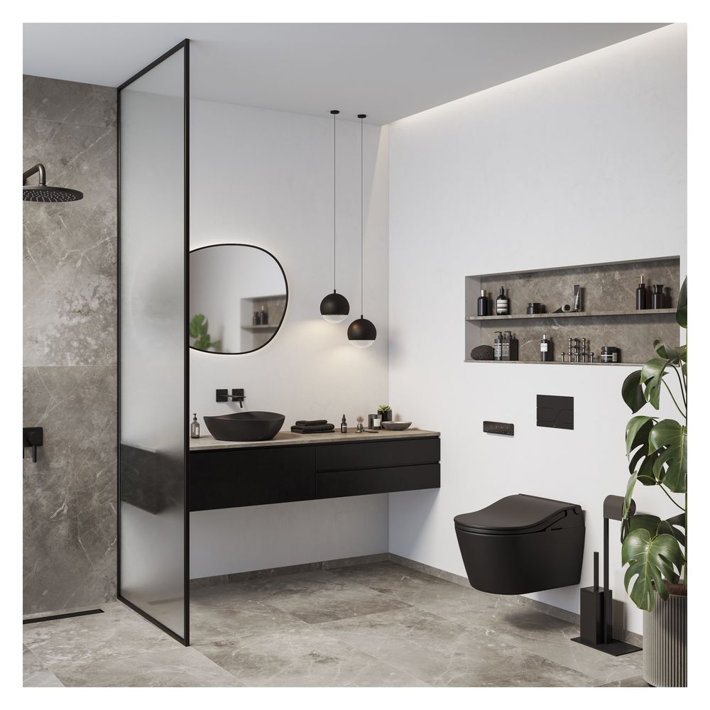 TOTO WC RP wandhängend, Tiefspüler, randlos, verdeckte Befestigung, für Washlet, Mat... TOTO-CW542ERY#MBL 4050663096953 (Abb. 9)