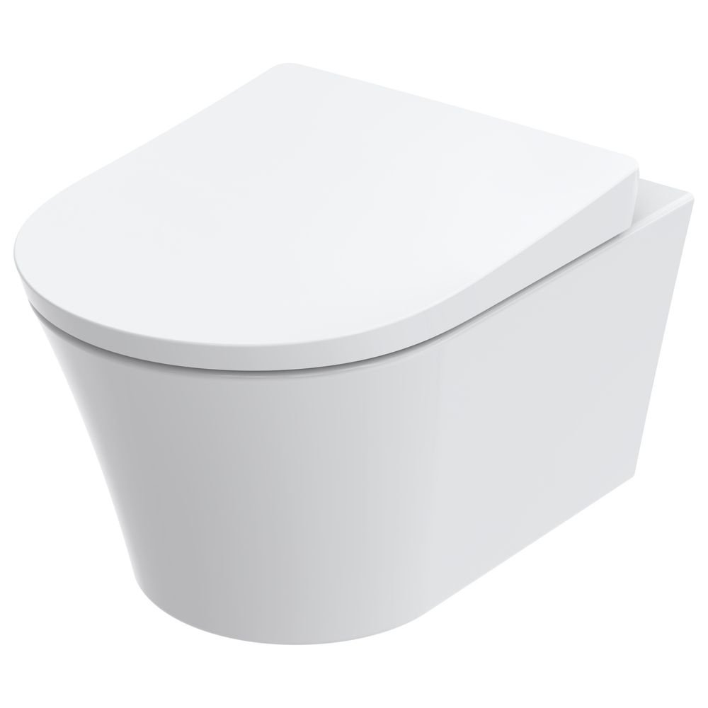 TOTO GP WC-Sitz extra flach, abnehmbar, mit Edelstahlscharnieren und Absenkautomatik, Ure... TOTO-TC524EU 4050663096021 (Abb. 1)