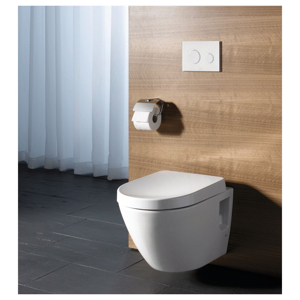 TOTO NC Tiefspül-Wand-WC, randlos, Vorwandmontage, Zulauf hinten, Tornado Flush-Düsenspülu... TOTO-CW762Y 4050663001018 (Abb. 2)