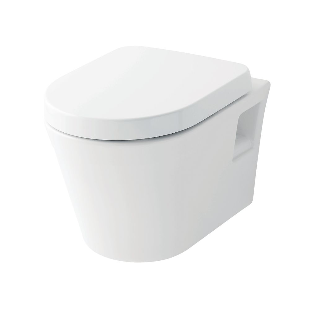 TOTO ES Tiefspül-Wand-WC, randlos, Vorwandmontage, Tornado Flush-Düsenspülung, Keramik Cefi... TOTO-CW797 4050663003012 (Abb. 2)