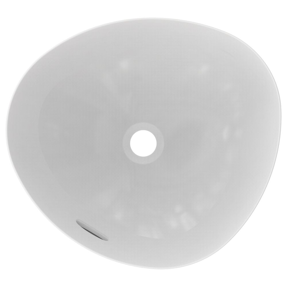 TOTO TA Aufsatzwaschtisch asymmetrisch, Breite 460mm, Möbelmontage, ohne Hahnloch, mit Übe... TOTO-L4704E 4050663095390 (Abb. 2)
