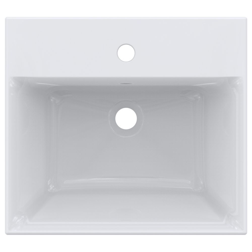 TOTO CS Waschtisch eckig, Breite 500mm, Wandmontage, mit Hahnloch und Überlauf, Keramik... TOTO-LW1215CKE 4050663094881 (Abb. 1)