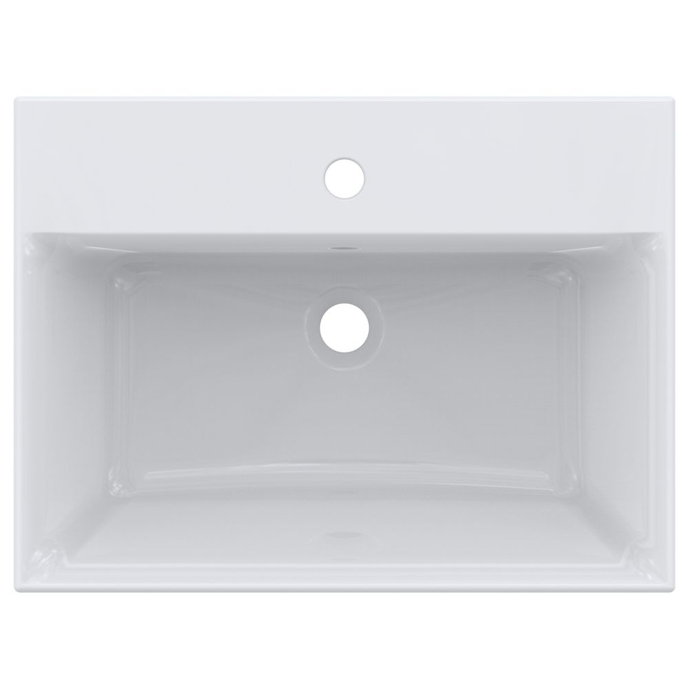 TOTO CS Waschtisch eckig, Breite 600mm, Wandmontage, mit Hahnloch und Überlauf, Keramik... TOTO-LW1216CKE 4050663094904 (Abb. 1)
