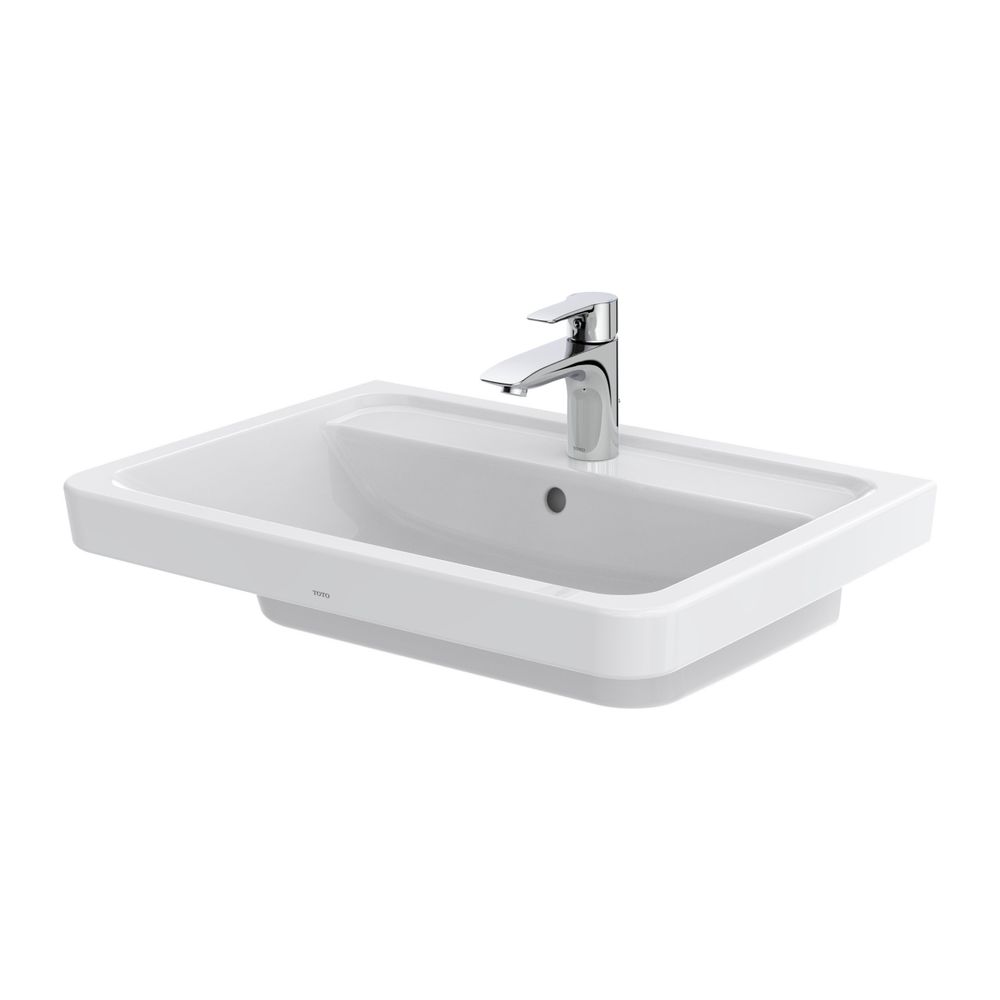 TOTO CF Waschtisch Breite 654mm, Wandmontage, mit Hahnloch und Überlauf, Keramik Cefiontec... TOTO-LW136Y 4050663093532 (Abb. 2)