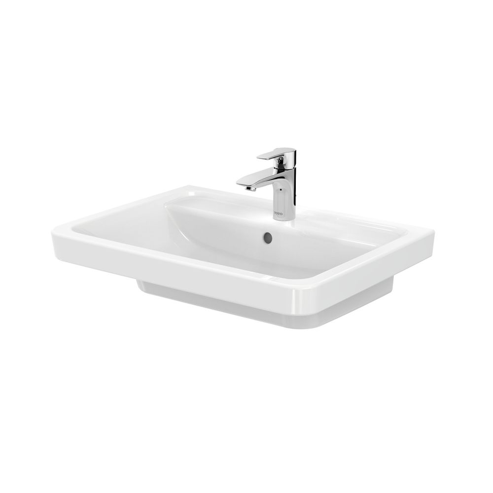 TOTO CF Waschtisch Breite 654mm, Wandmontage, mit Hahnloch und Überlauf, Keramik Cefiontec... TOTO-LW136Y 4050663093532 (Abb. 3)