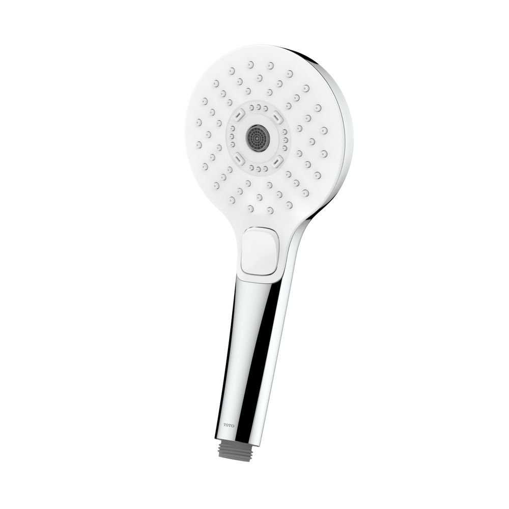 TOTO DaySpa Handbrause d. 110mm rund, mit 3 Strahlarten, Kunststoff verchromt... TOTO-TBW01011E1A 4050663094713 (Abb. 1)