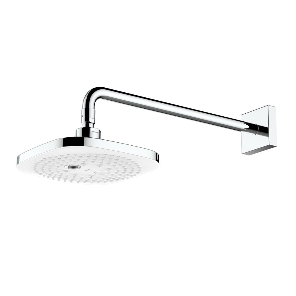 TOTO DaySpa Kopfbrause d. 220mm eckig, mit 2 Strahlarten, Wandbefestigung, Kunststoff,... TOTO-TBW02004E3 4050663094188 (Abb. 1)