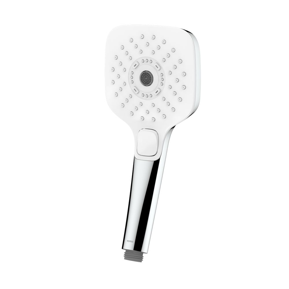 TOTO DaySpa Handbrause d. 110mm mit 3 Strahlarten eckig, Kunststoff verchromt... TOTO-TBW02015E1A 4050663094720 (Abb. 1)
