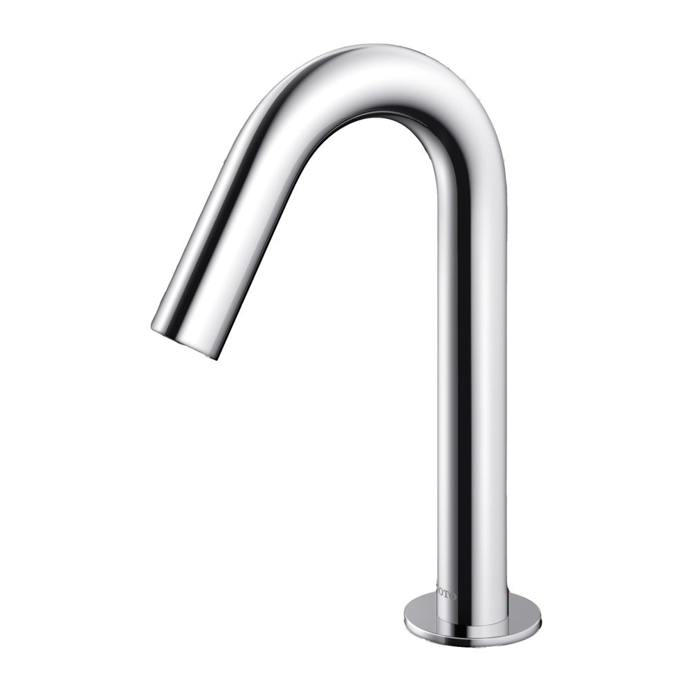 TOTO Automatik-Armaturenauslauf rund, 2 l/min, Ausladung 115mm, MS verchromt, R 1/2", b... TOTO-TLE26006E 4050663096533 (Abb. 1)