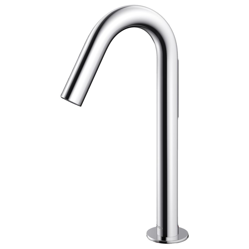 TOTO Automatik-Armaturenauslauf rund mittelhoch, 2 l/min, Ausladung 126mm, MS verchromt... TOTO-TLE26007E 4050663096540 (Abb. 2)