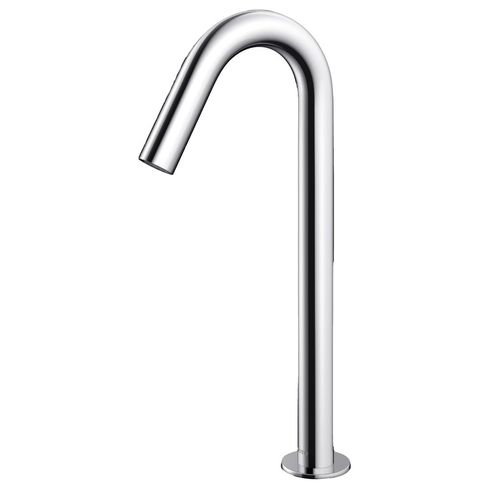 TOTO Automatik-Armaturenauslauf rund hoch 2 l/min, Ausladung 126mm, MS verchromt, R 1/2... TOTO-TLE26008E 4050663096557 (Abb. 2)