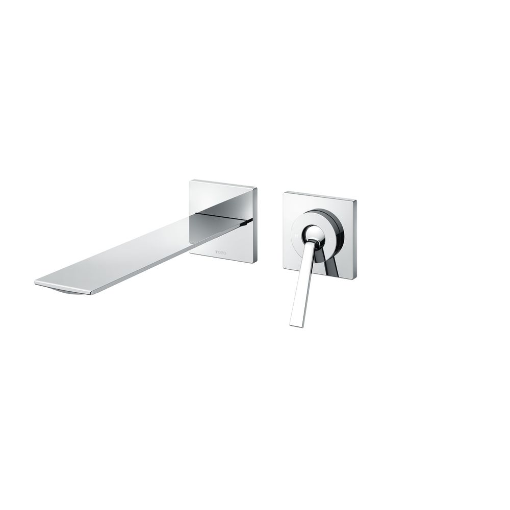 TOTO Zweiloch-Einhebel-Waschtischmischer, Unterputzausführung, Ausladung 225mm, Messin... TOTO-TLP02310EA 4050663096120 (Abb. 1)