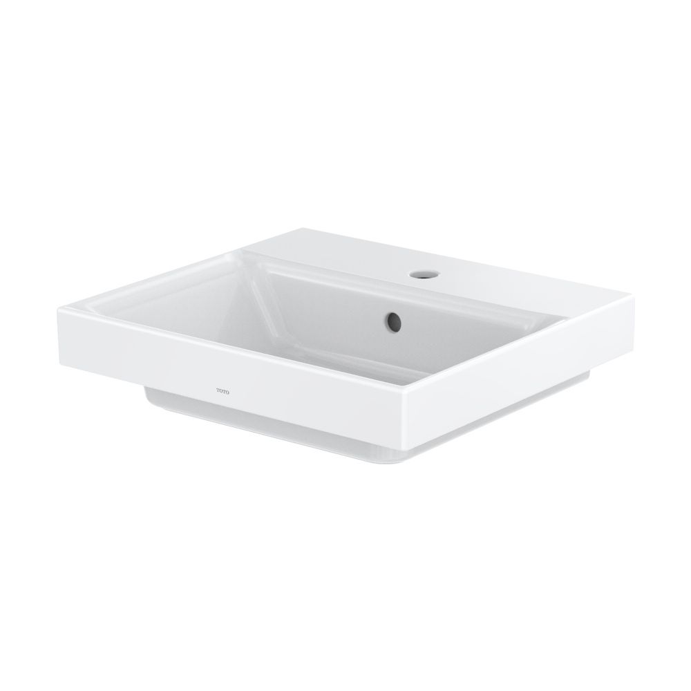 TOTO CS Waschtisch eckig, Breite 500mm, Wandmontage, mit Hahnloch und Überlauf, Keramik... TOTO-LW1215CKE 4050663094881 (Abb. 1)