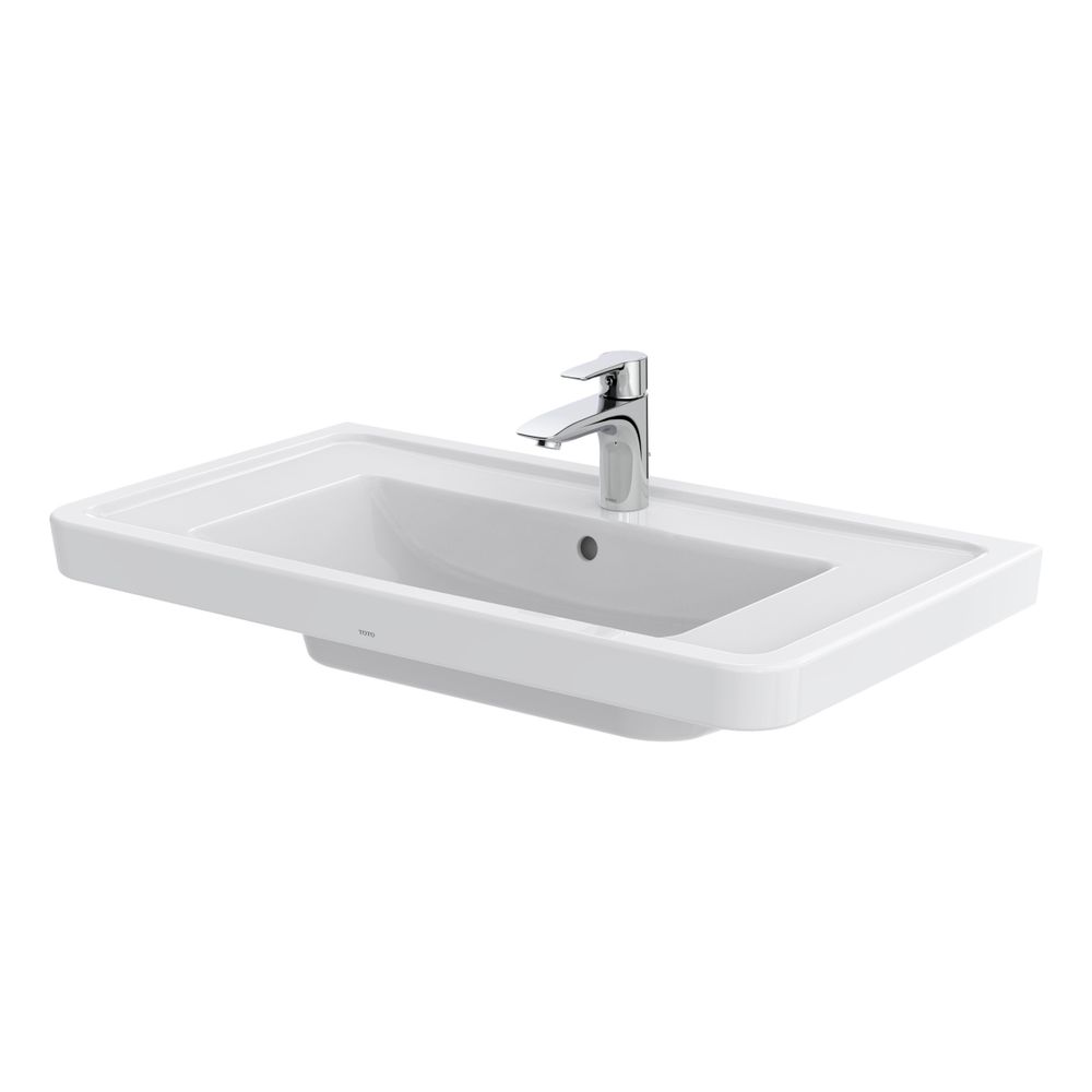 TOTO CF Waschtisch Breite 854mm, Wandmontage, mit Hahnloch und Überlauf, Keramik Cefiontec... TOTO-LW137Y 4050663093556 (Abb. 1)