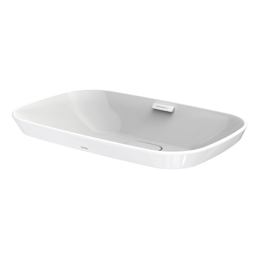 TOTO Neorest Aufsatzwaschtisch Breite 596mm, ohne Hahnloch, mit Überlauf, Keramik Cefion... TOTO-LW3716HY 4050663093402 (Abb. 1)