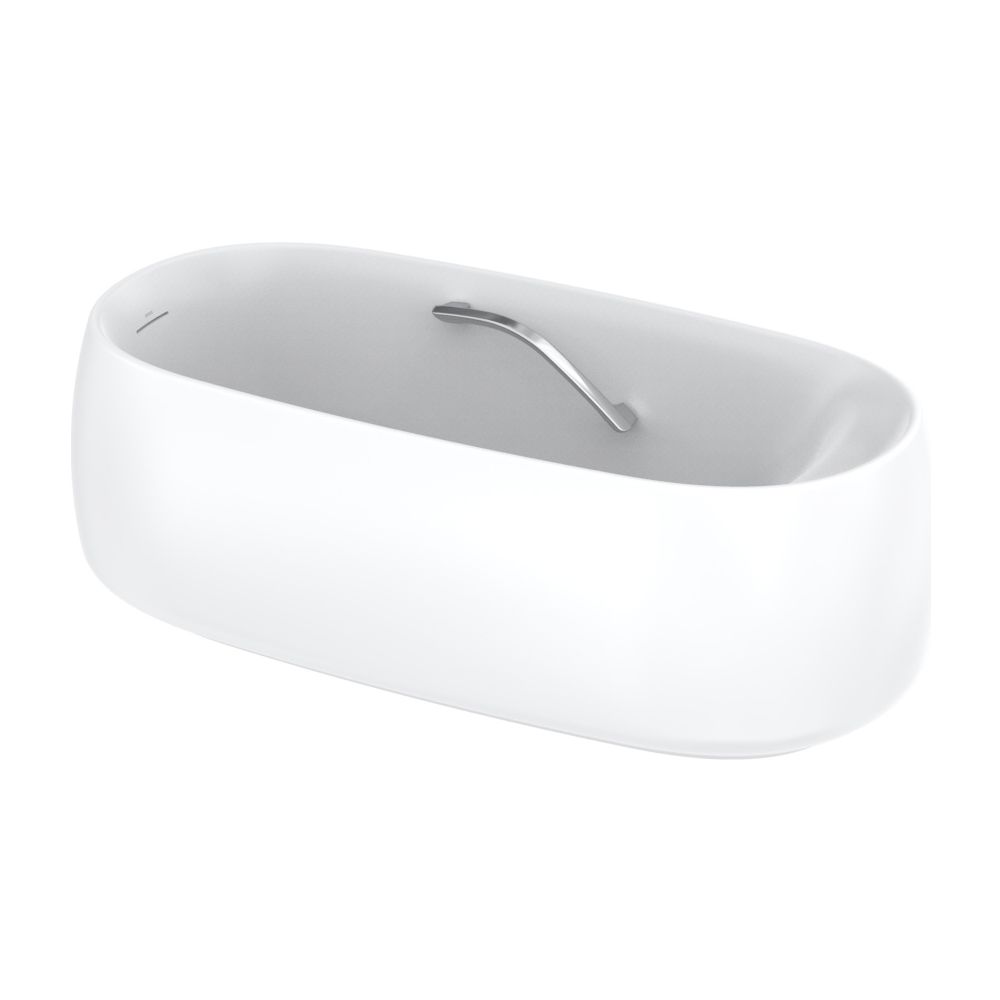 TOTO Floating Badewanne rund, freistehend, 1700mm, mit Wannengriff, Galalato, Rec... TOTO-PJY1744HPWEE#MW 4050663095017 (Abb. 1)