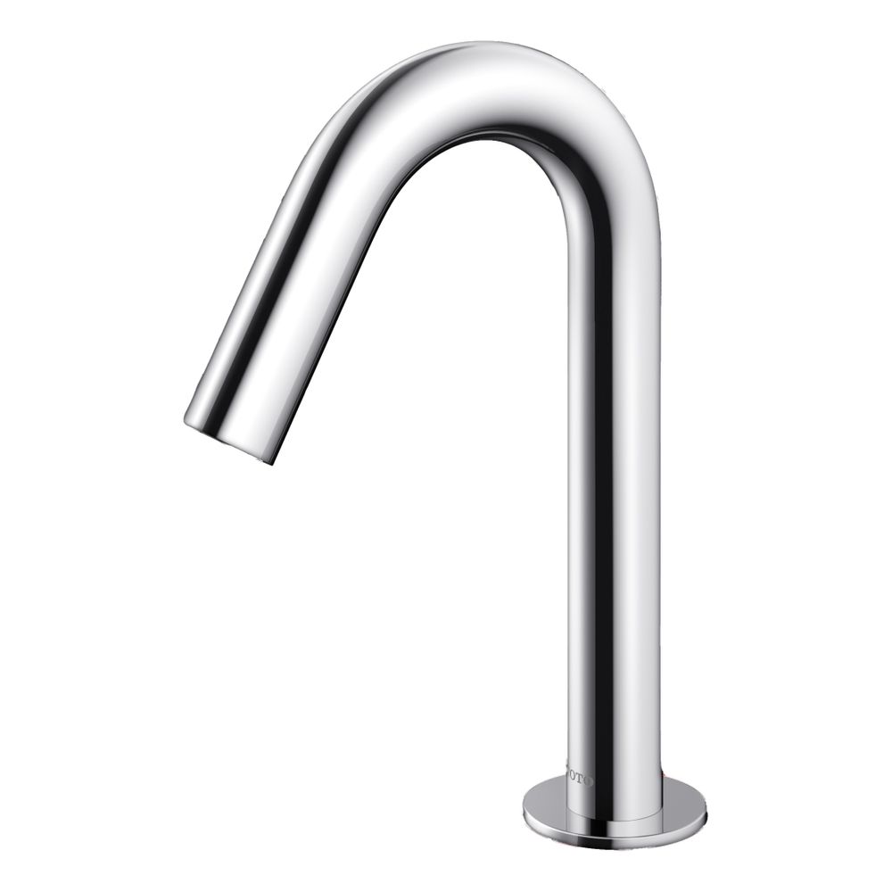 TOTO Automatik-Armaturenauslauf rund, 2 l/min, Ausladung 115mm, MS verchromt, R 1/2", b... TOTO-TLE26006E 4050663096533 (Abb. 1)