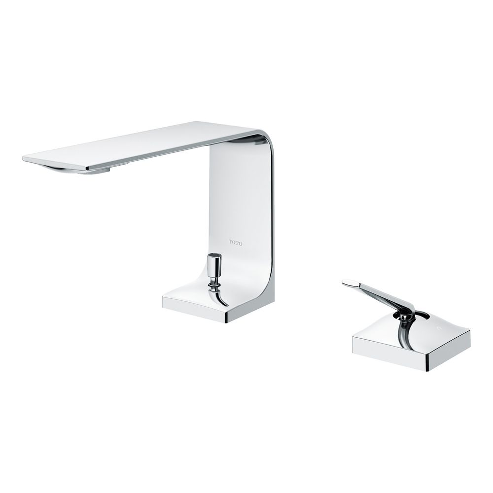 TOTO Zweiloch-Einhebel-Waschtischmischer, mittelhoch, Ausladung 144mm, mit Schaftventil... TOTO-TLP02301E 4050663094348 (Abb. 1)