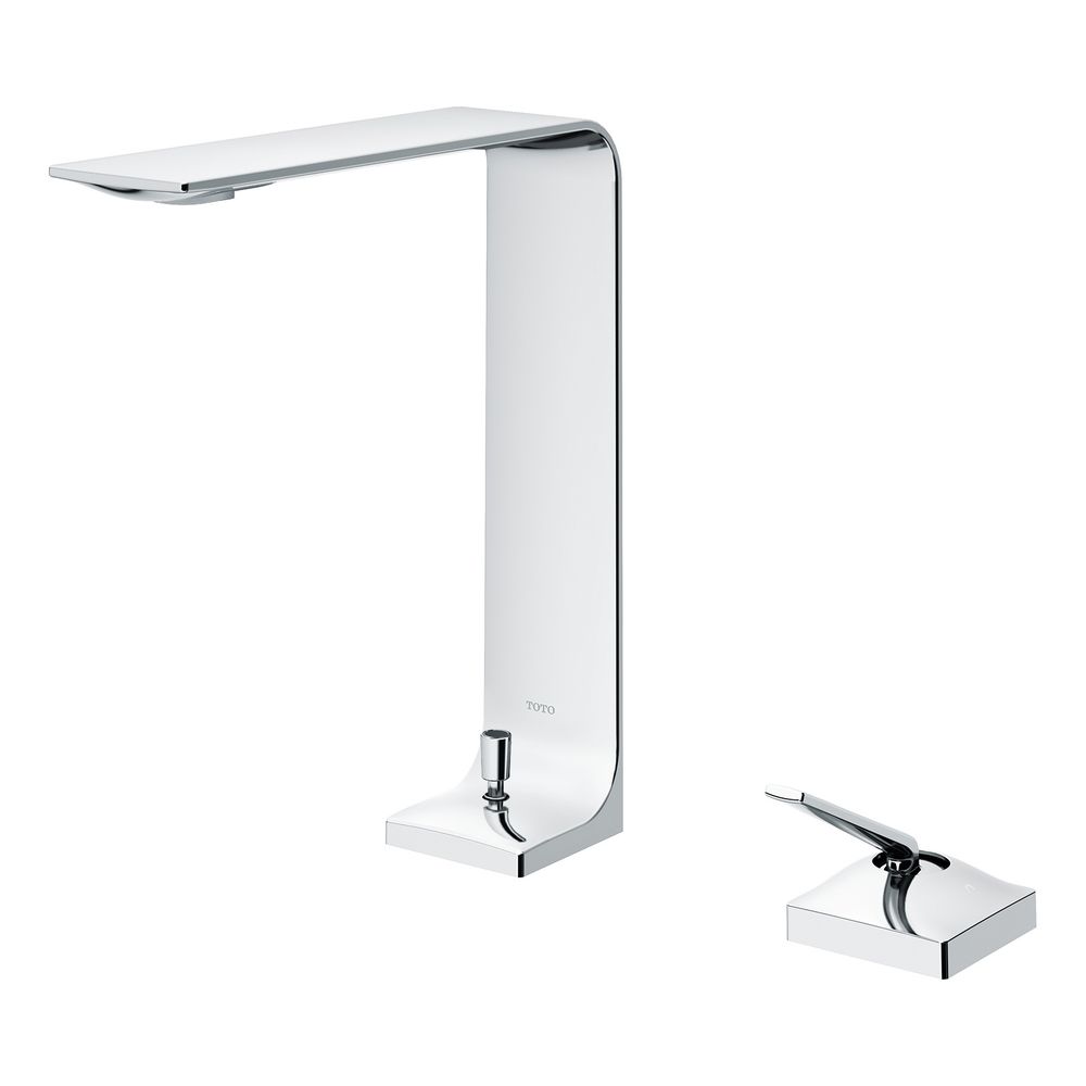 TOTO Zweiloch-Einhebel-Waschtischmischer, hoch, Ausladung 164mm, mit Schaftventil, Mess... TOTO-TLP02307E 4050663094362 (Abb. 1)