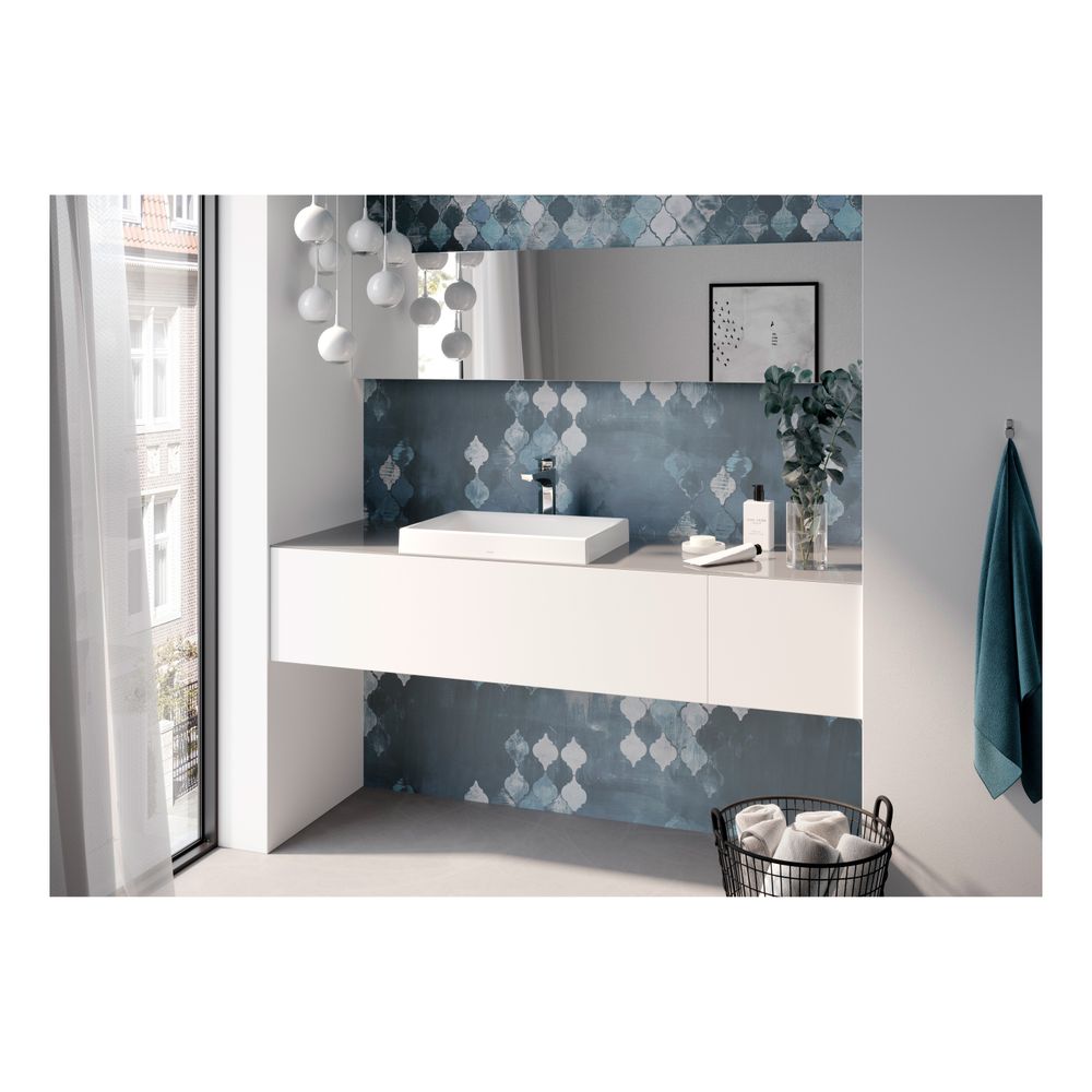 TOTO CS Aufsatzwaschtisch eckig, Breite 500mm, Möbelmontage, ohne Hahnloch, mit Überlauf... TOTO-LW1715WH 4050663095574 (Abb. 2)