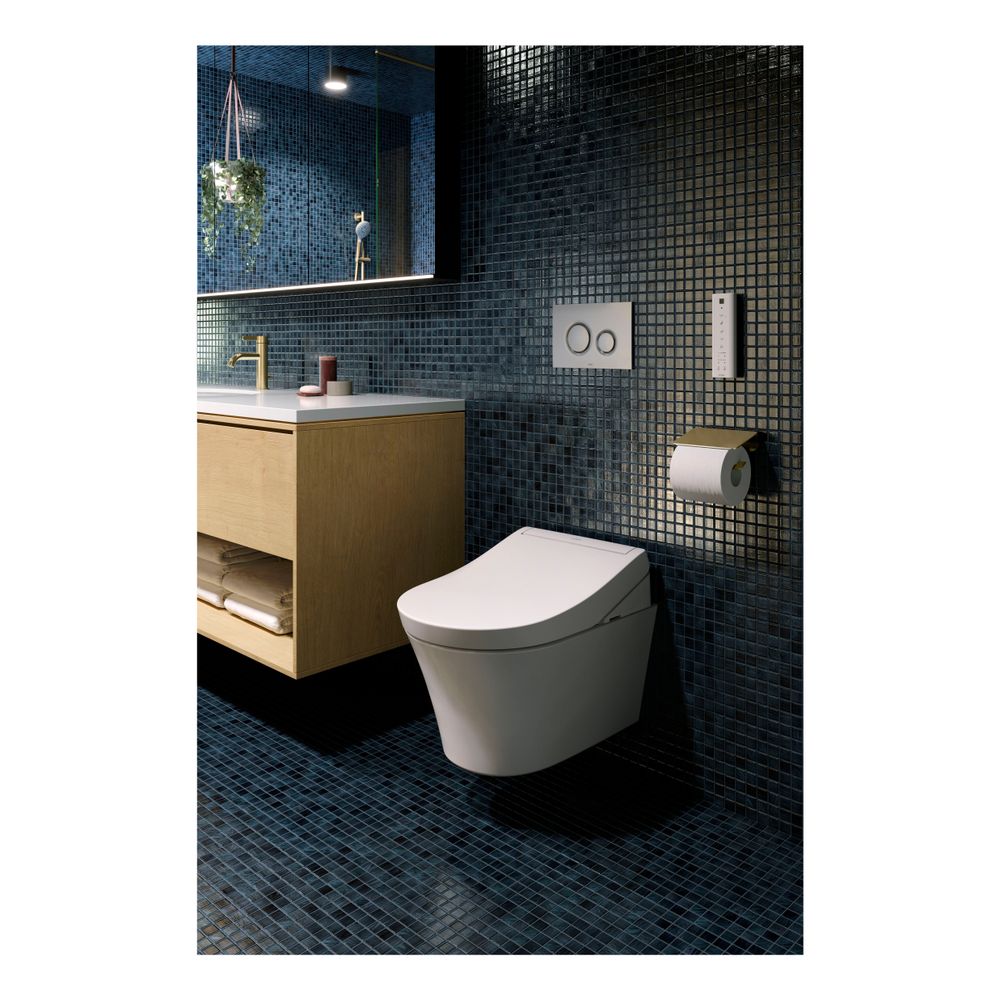 TOTO Washlet RG Dusch-WC mit Fernbedienung, verdeckten Anschlüssen und Entkalkungsfun... TOTO-TCF34270GEU 4050663096069 (Abb. 7)