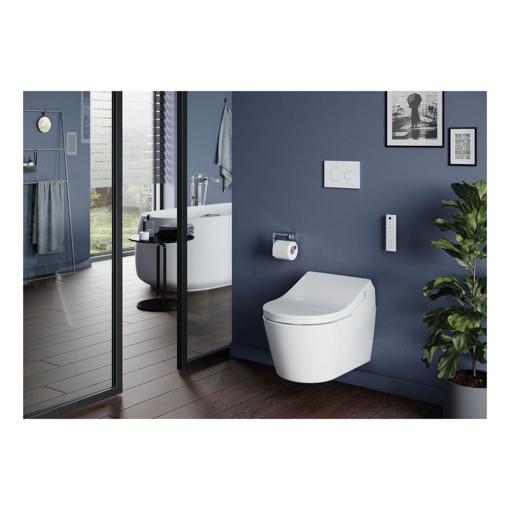 TOTO Washlet RX Dusch-WC mit Fernbedienung, EWATER plus und Entkalkungsfunktion, Ureahar... TOTO-TCF894CG 4050663095444 (Abb. 7)