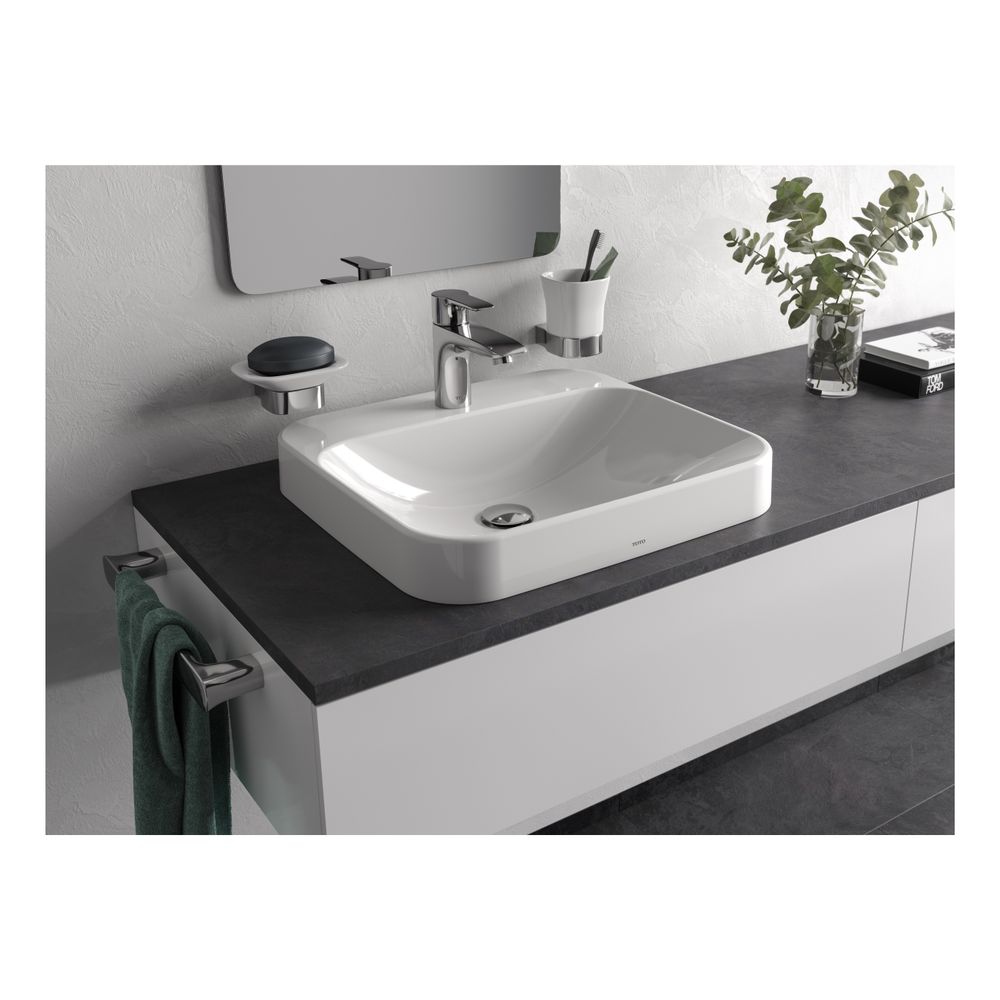 TOTO LF Möbelwaschtisch Breite 500mm, Möbelmontage, mit Hahnloch und Überlauf, Keramik Ce... TOTO-L5615CE 4050663093990 (Abb. 3)