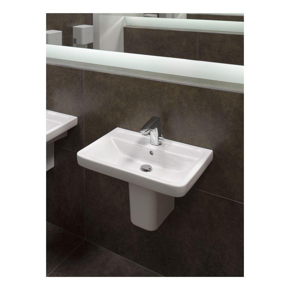 TOTO CF Waschtisch Breite 654mm, Wandmontage, mit Hahnloch und Überlauf, Keramik Cefiontec... TOTO-LW136Y 4050663093532 (Abb. 7)