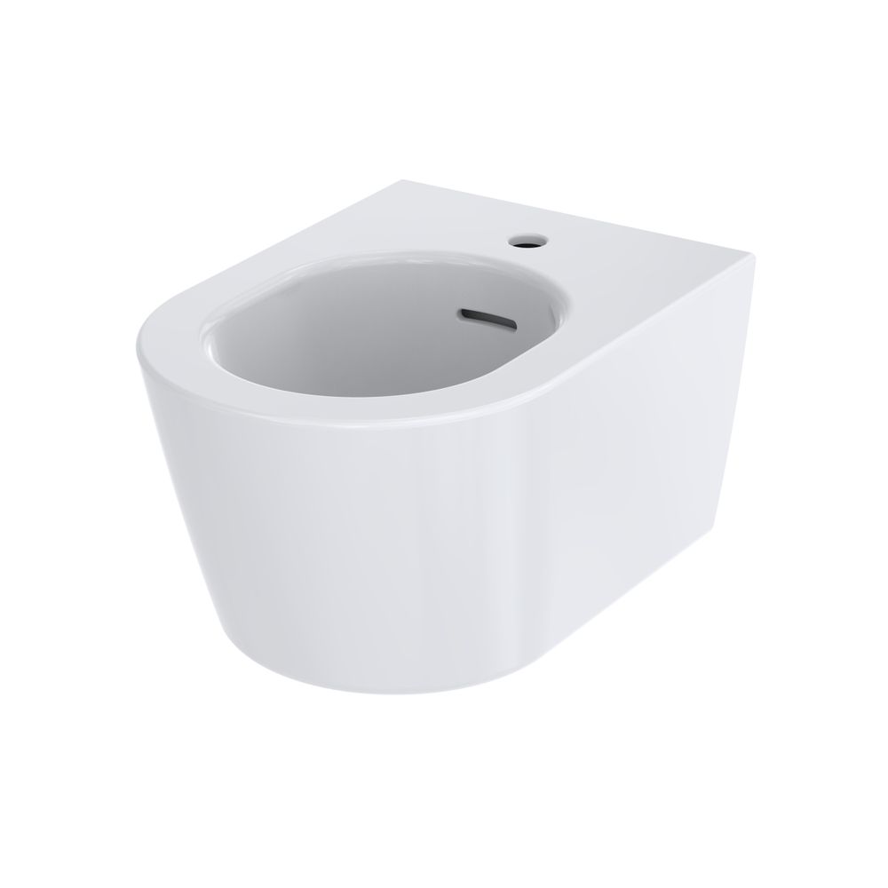TOTO RP Bidet wandhängend, Vorwandmontage, mit Hahnloch mittig und Überlauf, Keramik Cefion... TOTO-B552E 4050663094867 (Abb. 1)
