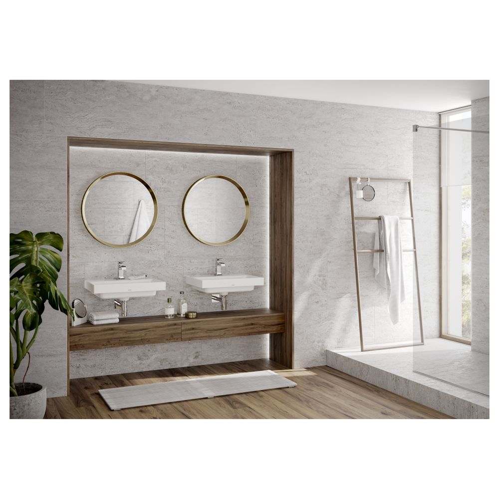 TOTO CS Waschtisch eckig, Breite 600mm, Wandmontage, mit Hahnloch und Überlauf, Keramik... TOTO-LW1216CKE 4050663094904 (Abb. 3)