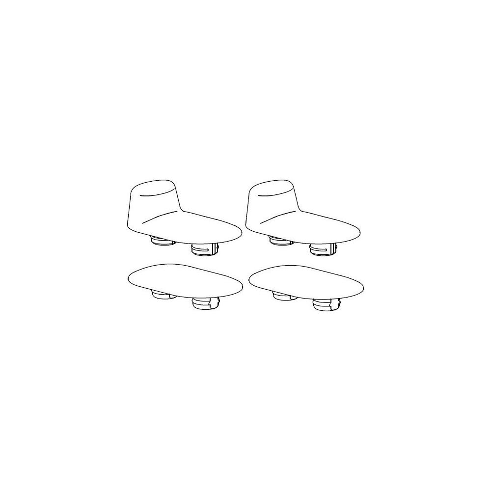 TOTO Puffer-Set CF barrierefrei für WC-Sitz, 799990900... TOTO-799990900 4040034015072 (Abb. 1)