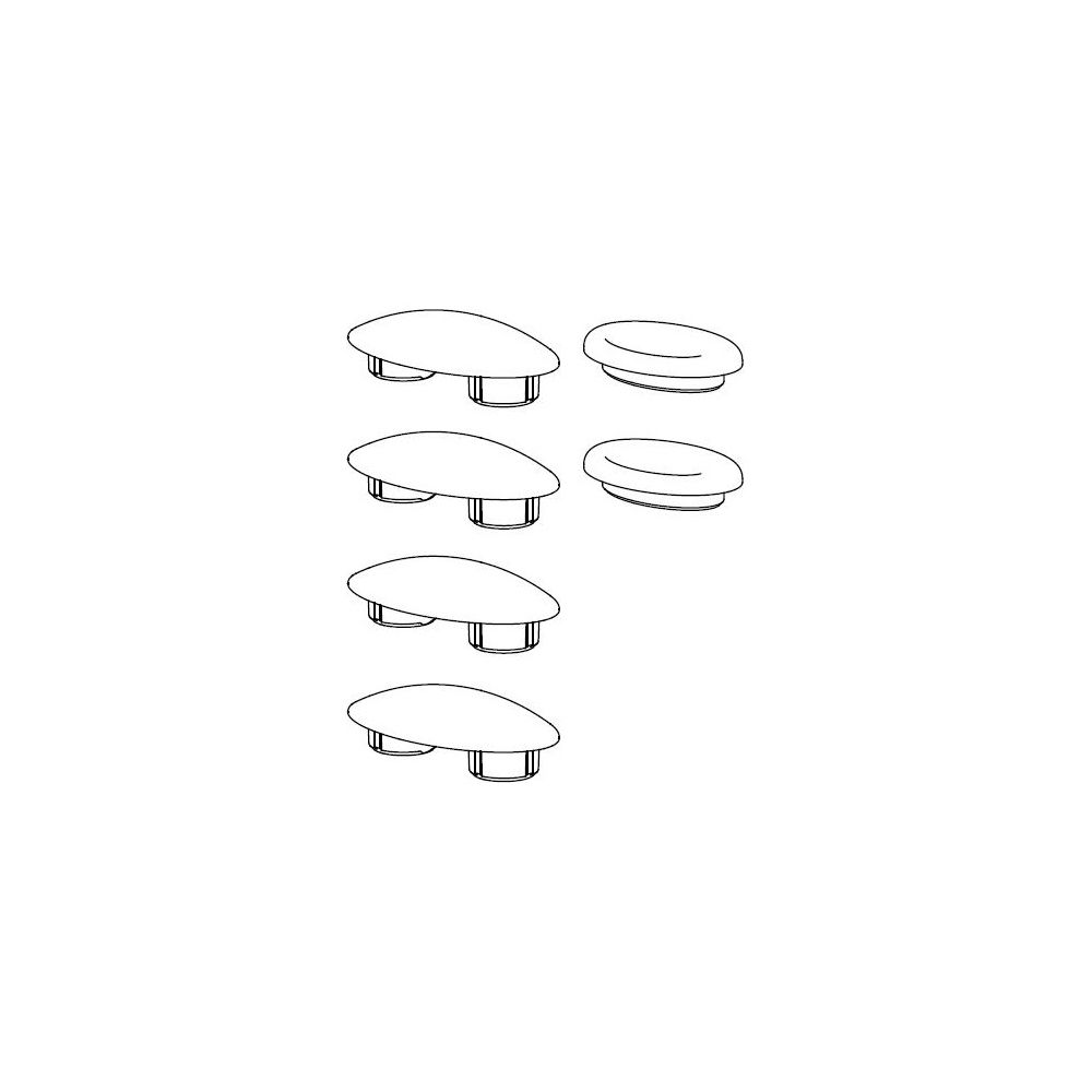 TOTO Puffer-Set MH slim/RP/RP compact/SP/GP für WC-Sitz... TOTO-799991000 4040034015089 (Abb. 1)
