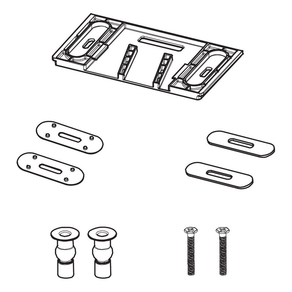 TOTO Befestigung für SG WC-Sitz, TC501CVK-M... TOTO-TC501CVK-M 4050663096250 (Abb. 1)