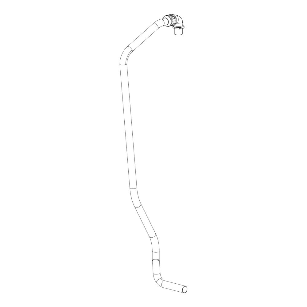 TOTO Leerrohr für Verbindungskabel zur automatischen Spülung, für Washlet Vorwandelement... TOTO-WHP191-W 4050663096410 (Abb. 1)