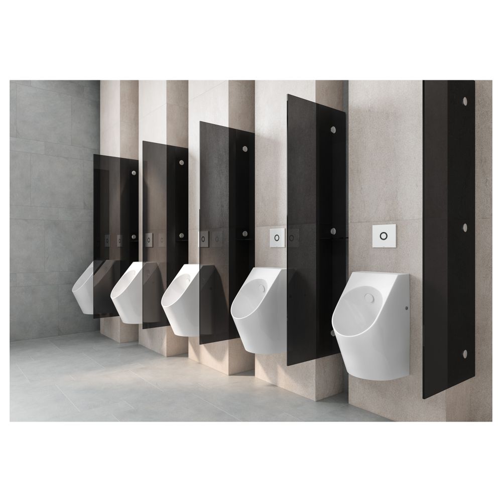 TOTO Urinal mit angeformtem Geruchsverschluss, Wandmontage, Zulauf von oben, Abgang hin... TOTO-UWN926ETS 4050663094201 (Abb. 2)