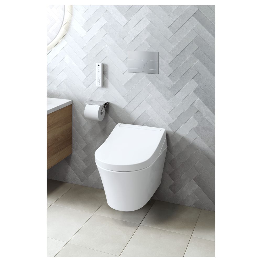 TOTO Washlet RG Lite Dusch-WC mit Fernbedienung, verdeckten Anschlüssen und Entkalku... TOTO-TCF34170GEU 4050663096076 (Abb. 19)