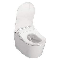 TOTO Washlet Dusch-WC RW auto flush mit Fernbedienung Weiß, Ewater plus, CleanCase ... TOTO-TCF802E2G#NW1 4050663097127 (Abb. 1)