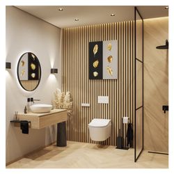 TOTO Wand-WC RP randlos, Tiefspüler, verdeckte Befestigung, für Washlet RW, Mattweiß... TOTO-CW542ERY#MW 4050663096960 (Abb. 1)
