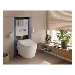 TOTO Tiefspül-Wand-WC RP, randlos, revidierte Befestigung, für RX und RW Washlet, Kerami... TOTO-CW542ERY 4050663095994 (Abb. 1)
