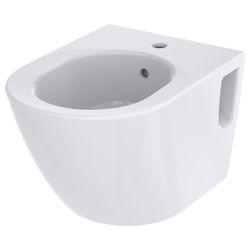 TOTO NC Bidet wandhängend, Vorwandmontage, mit Hahnloch mittig und Überlauf, Keramik Cef... TOTO-B762E#XW 4050663095956 (Abb. 1)