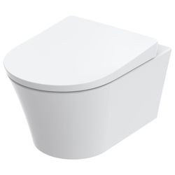 TOTO GP WC-Sitz extra flach, abnehmbar, mit Edelstahlscharnieren und Absenkautomatik, Ure... TOTO-TC524EU 4050663096021 (Abb. 1)