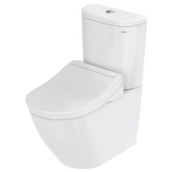 TOTO Washlet RG Lite Dusch-WC mit Fernbedienung, seitlichen Anschlüssen und Entkalkun... TOTO-TCF34120GEU 4050663096083 (Abb. 1)