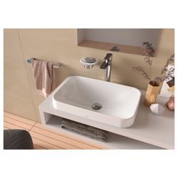 TOTO LF Aufsatzwaschtisch Breite 600mm, Möbelmontage, ohne Hahnloch, mit Überlauf, Keramik... TOTO-L5716E 4050663094034 (Abb. 1)