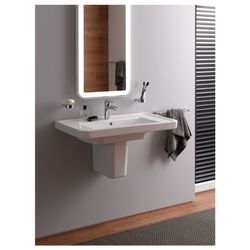 TOTO CF Waschtisch Breite 854mm, Wandmontage, mit Hahnloch und Überlauf, Keramik Cefiontec... TOTO-LW137Y 4050663093556 (Abb. 1)